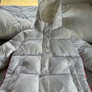 Calvin Klein Jeans White Winter Jacket
